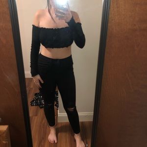 Cropped Forever21 shirt